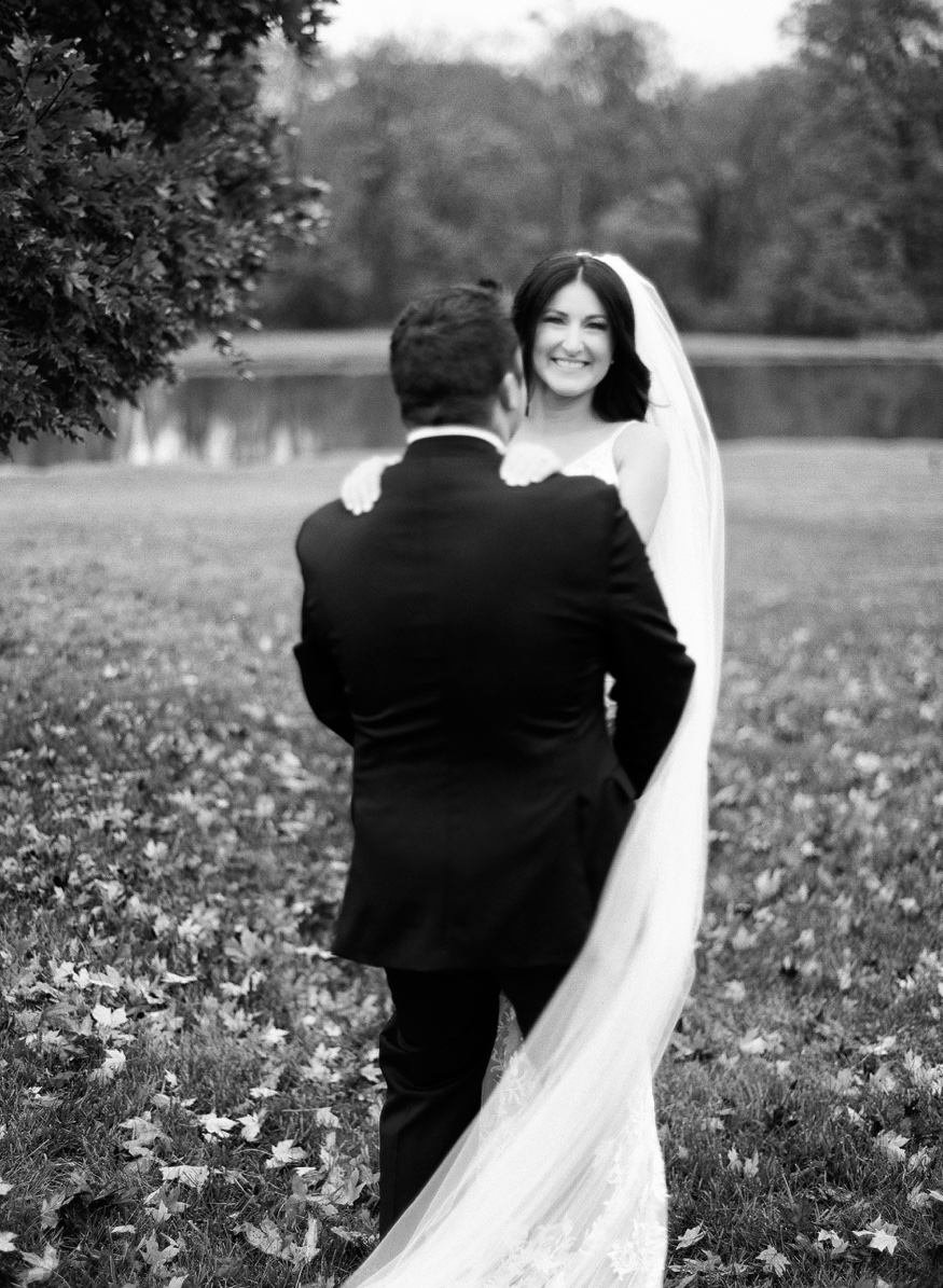 Bride & Groom portraits at Brandywine Manor House wedding.