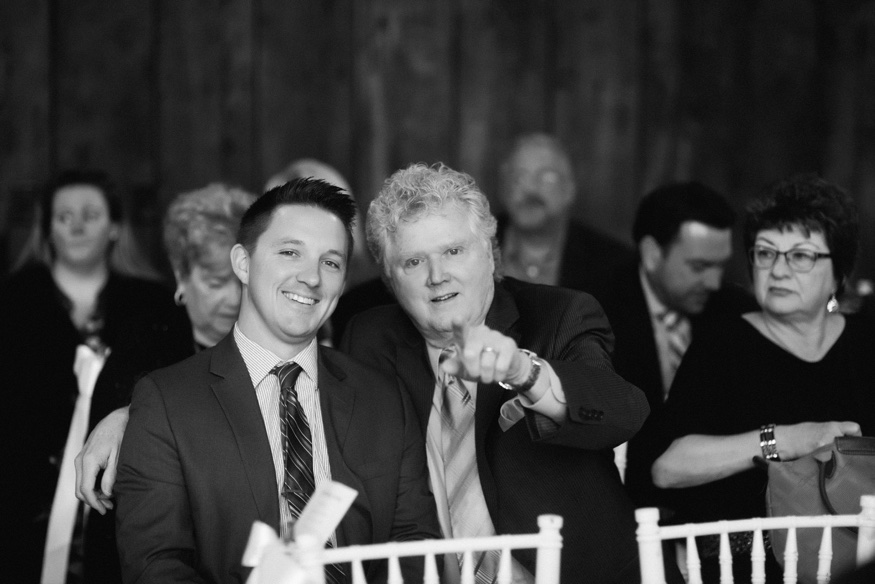 Barn wedding ceremony at Brandywine Manor House.