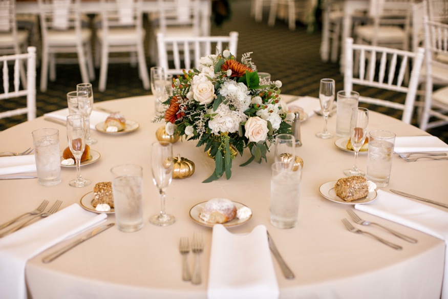 Reception details at Brandywine Manor House wedding.
