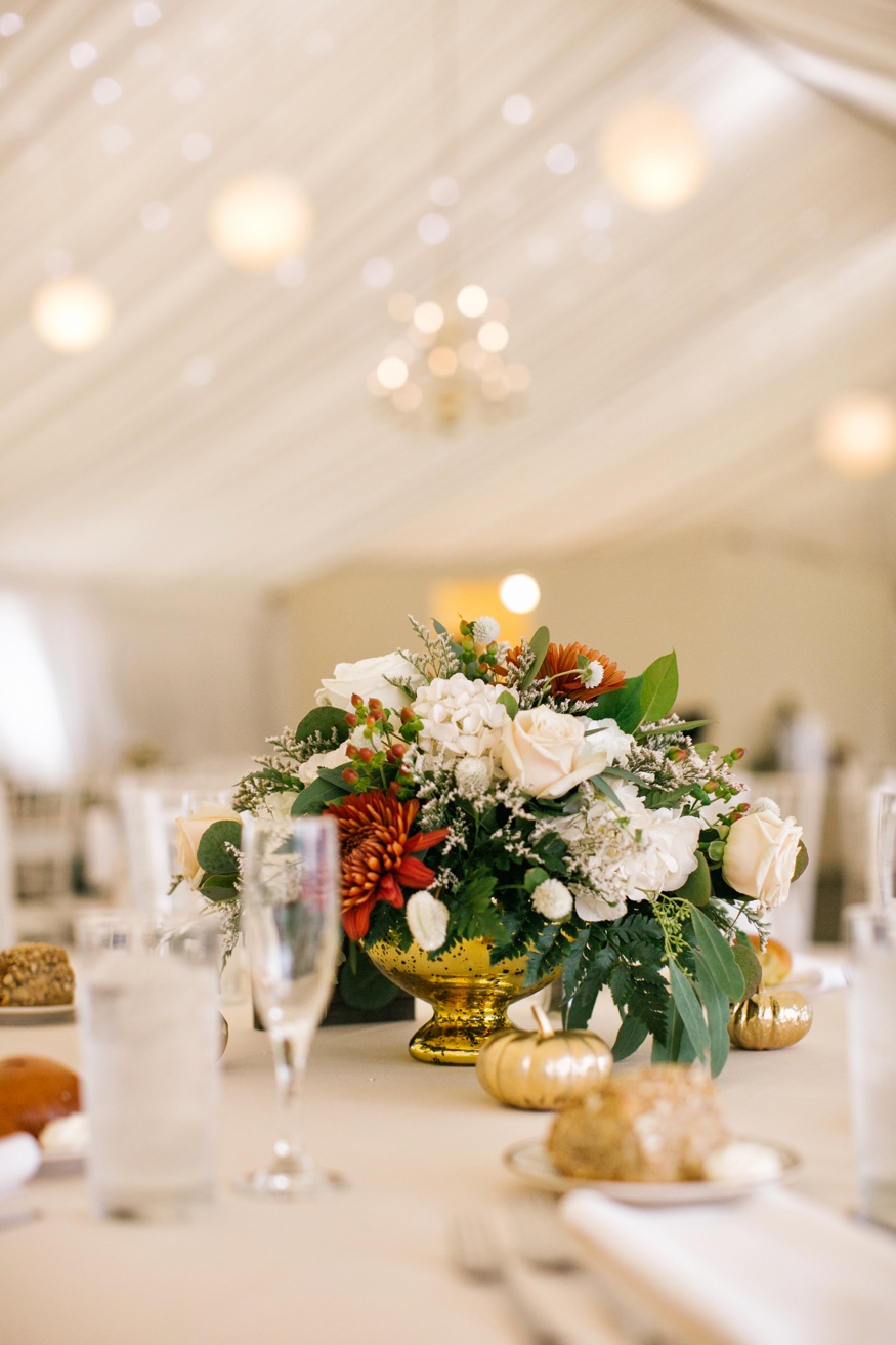 Reception details at Brandywine Manor House wedding.