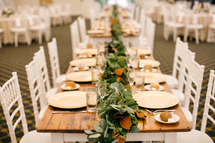 Reception details at Brandywine Manor House wedding.