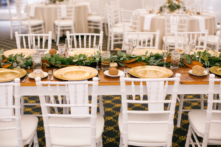 Reception details at Brandywine Manor House wedding.