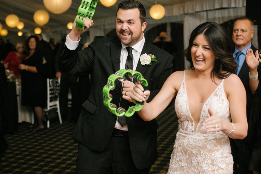 Bride & Groom entrance at Brandywine Manor House wedding reception.