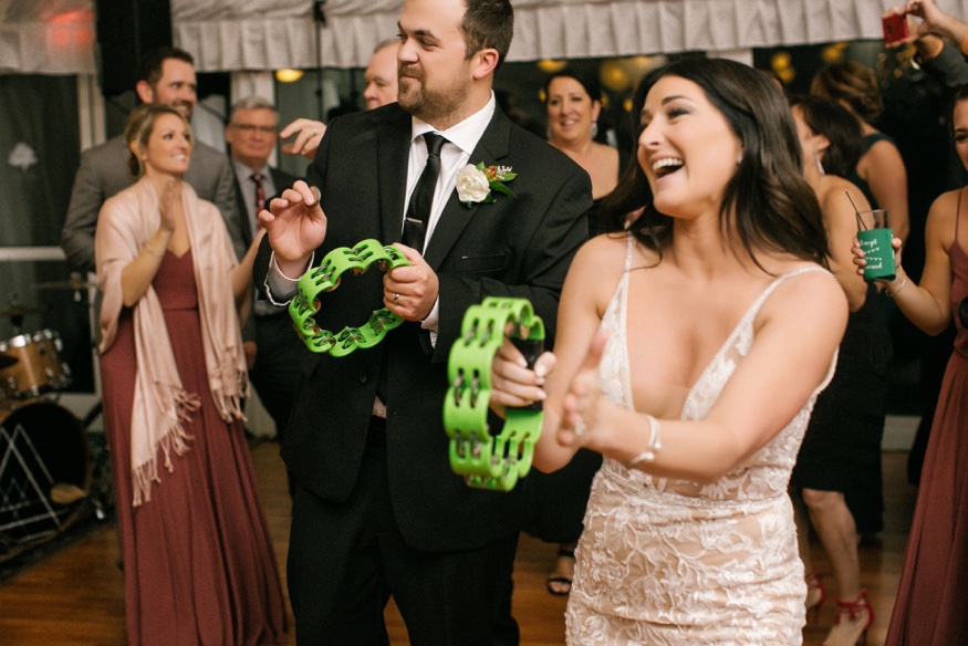 Bride & Groom entrance at Brandywine Manor House wedding reception.