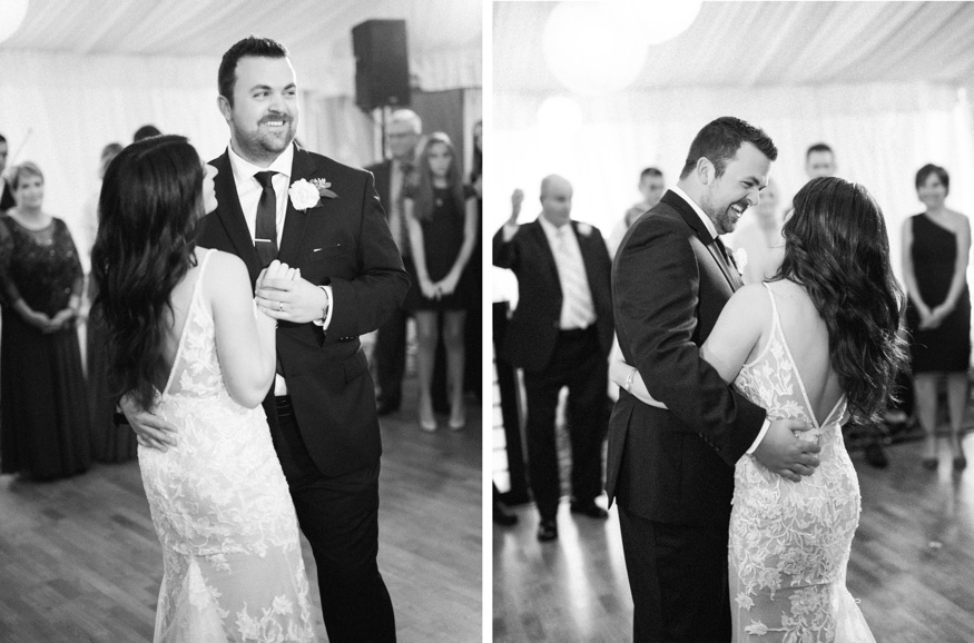 Bride & Groom first dance at Brandywine Manor House wedding.