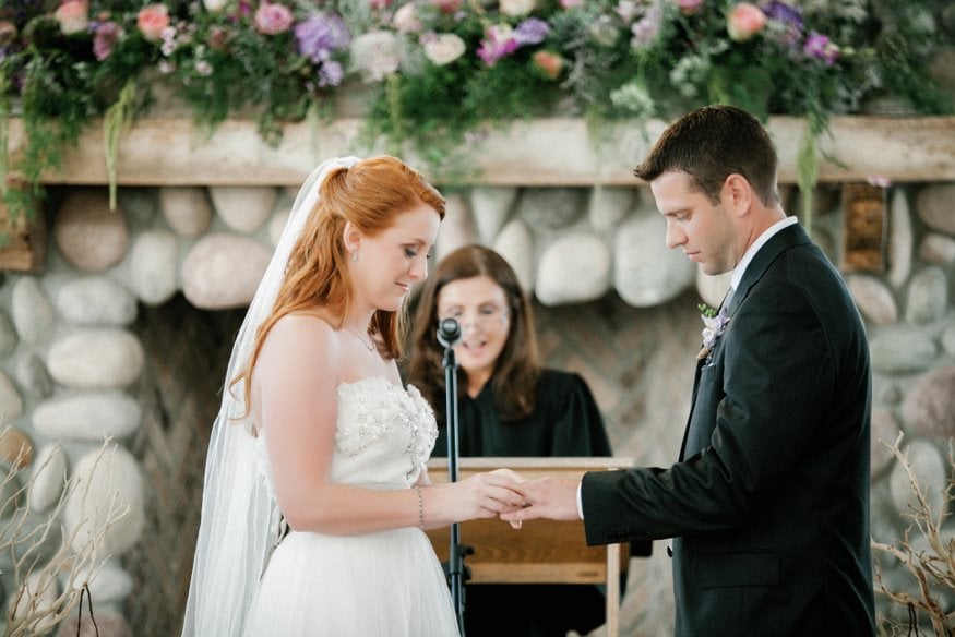 Wedding officiant Mallard Island chapel