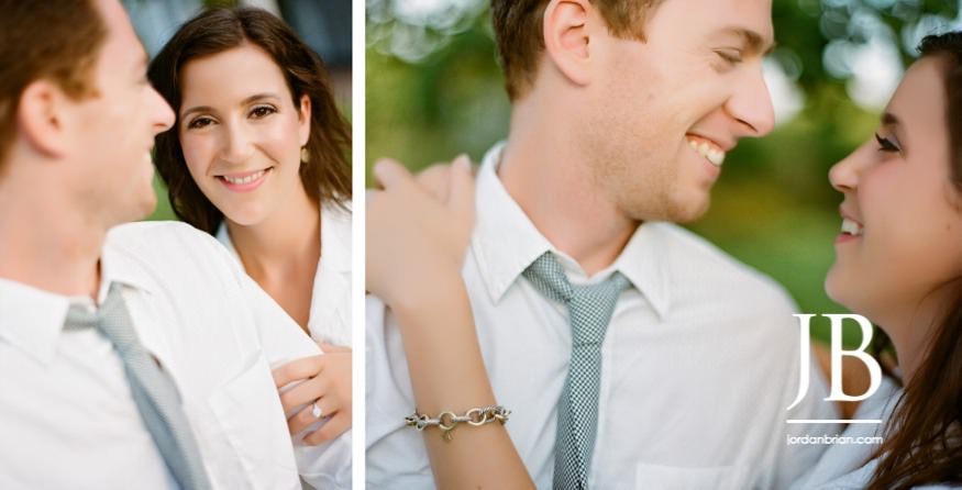 Couple with their dog during vintage-inspired Ocean City engagement session