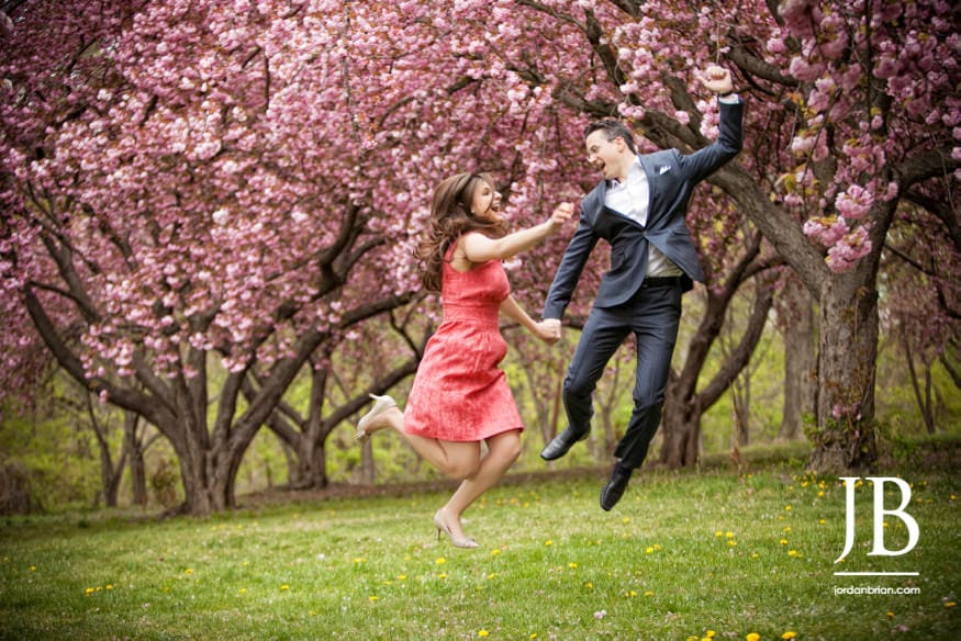 Elana and Spencer inside Memorial Hall at Please Touch Museum, Philadelphia engagement session
