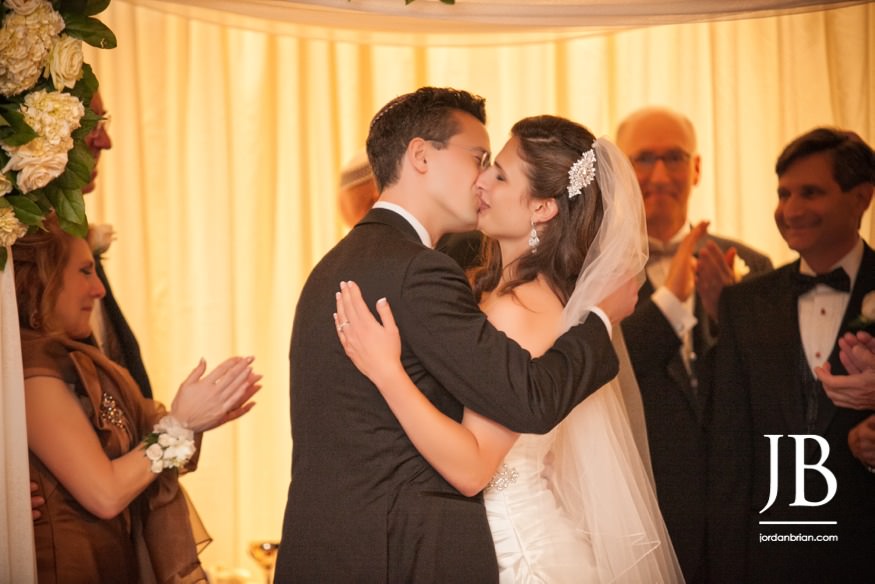 Crystal Tea Room Philadelphia wedding reception family and friends