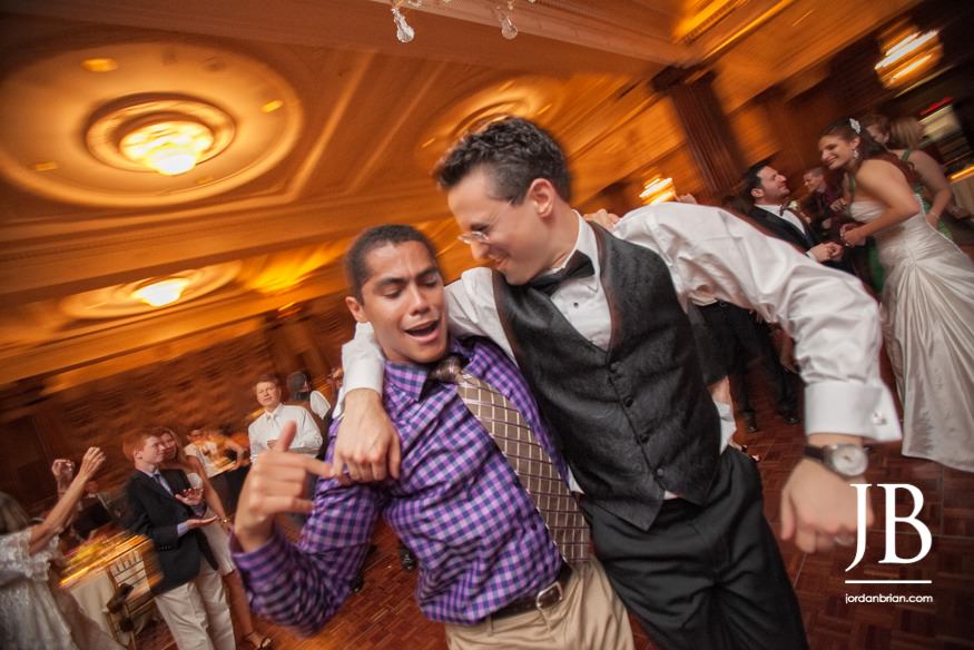 Crystal Tea Room Philadelphia wedding reception dancing celebration