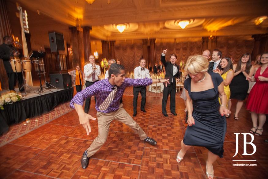 Elana and Spencer wedding reception Crystal Tea Room Philadelphia