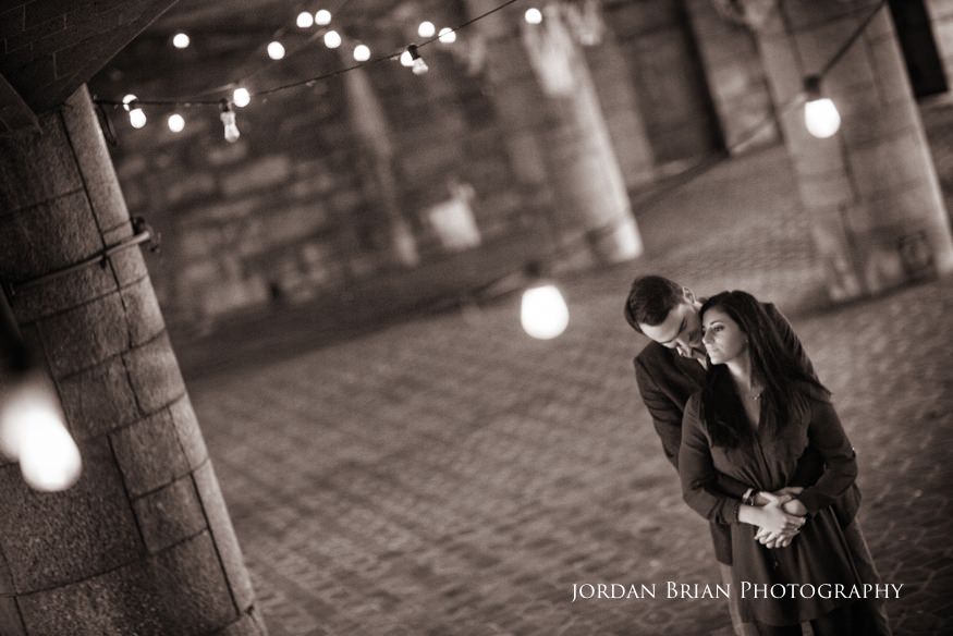 engagement photos at riverside park in new york city