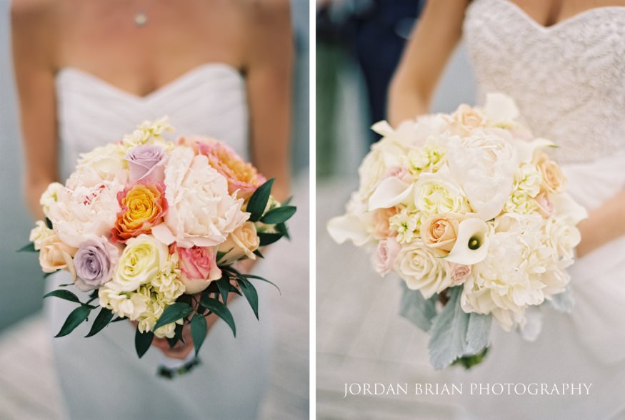 bride's bouquet at rehoboth beach country club wedding