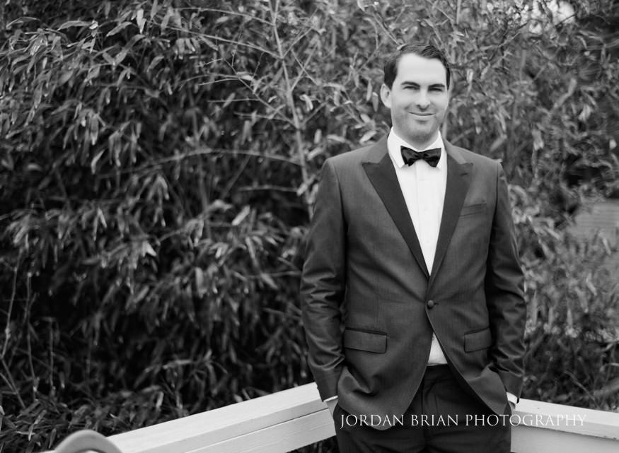 portrait of groom before rehoboth beach wedding s