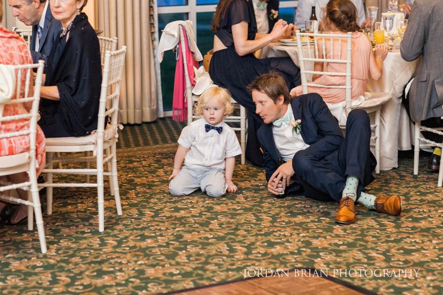 wedding guests at rehoboth beach country club