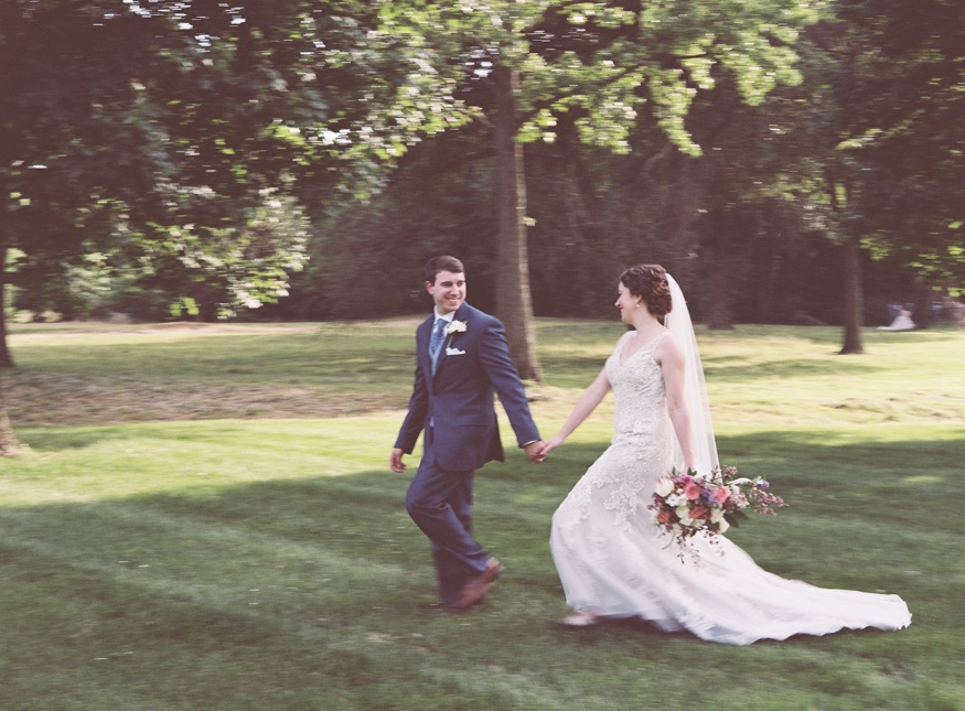 Bride and groom portraits at Pen Ryn wedding.