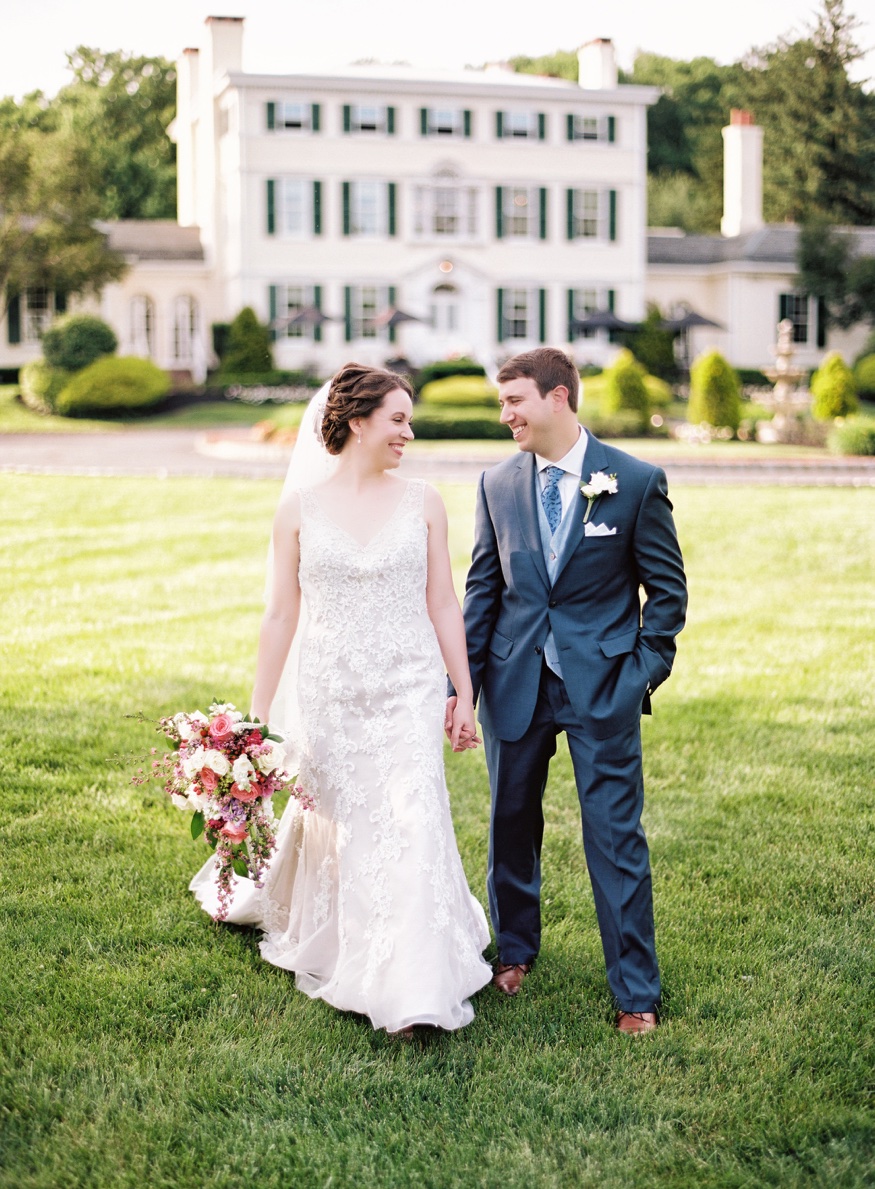 Bride and groom portraits at Pen Ryn wedding.