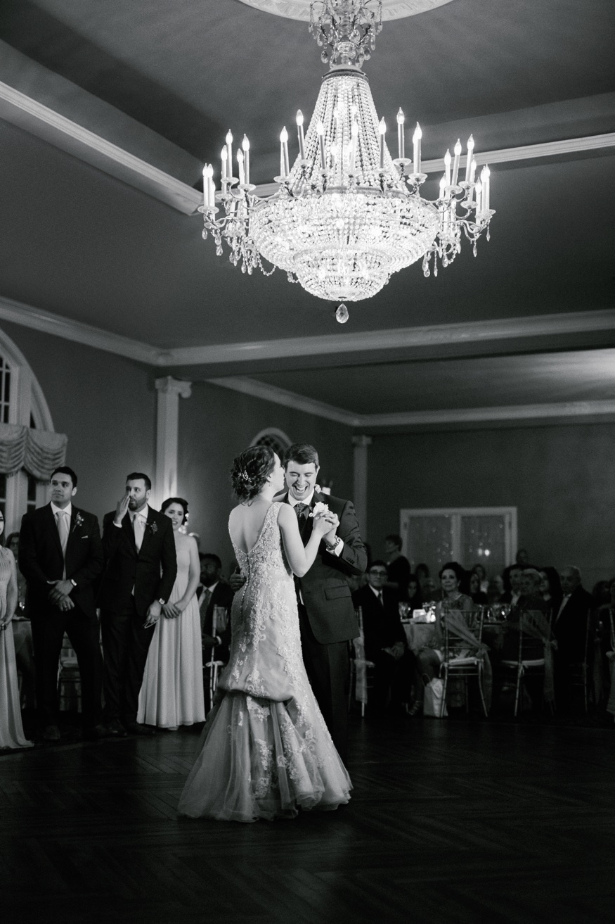 First dance at Pen Ryn Estate wedding.