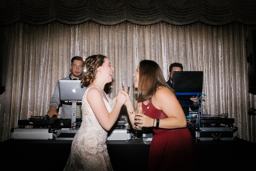Wedding reception at Pen Ryn Estate.