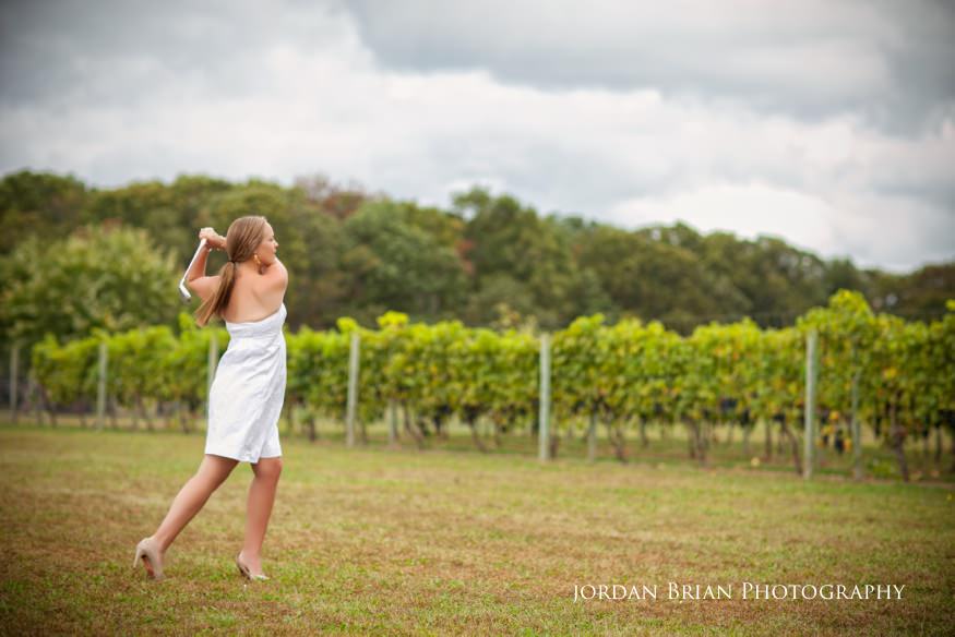 Fall vineyard engagement session at Valenzano Winery with Gina and Ryan