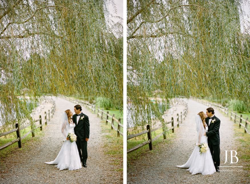 Gina and Steve artisan portrait at Windows on the Water Frogbridge wedding NJ
