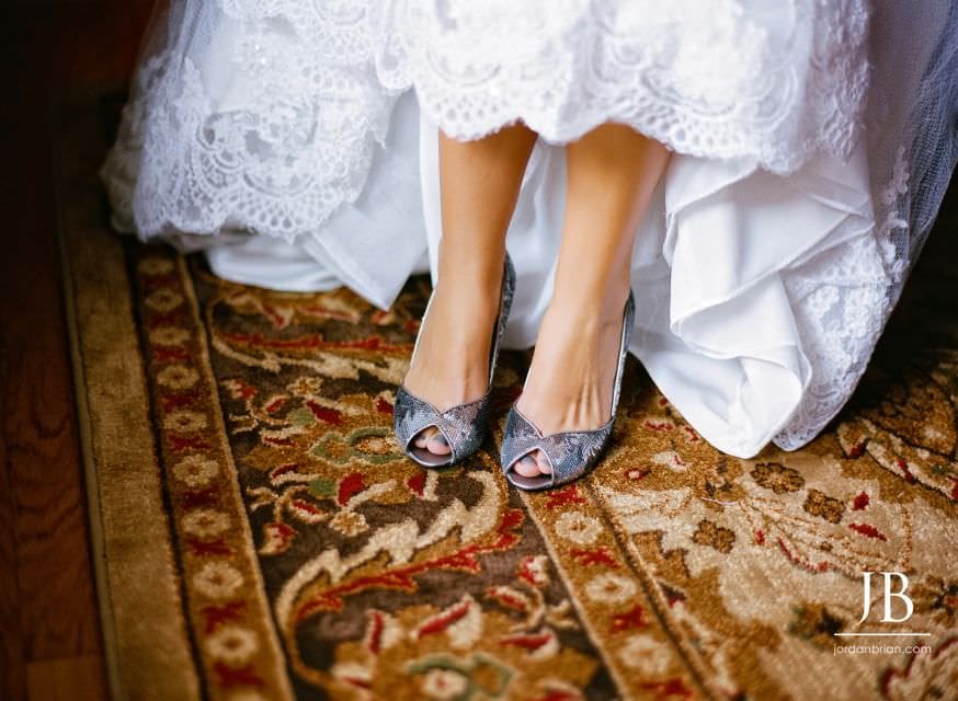 Gina detail portrait at getting ready before Frogbridge wedding