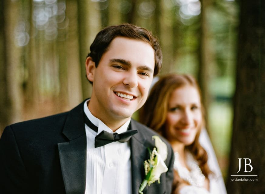 Gina and Steve artisan portraits at Frogbridge wedding