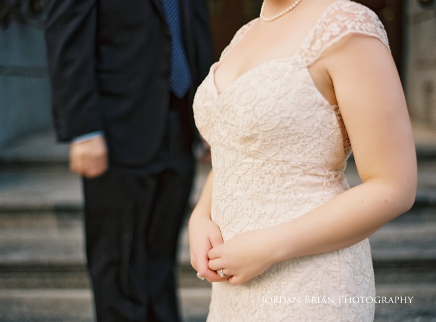 Grace and Max intimate portrait during Philadelphia elopement photography session