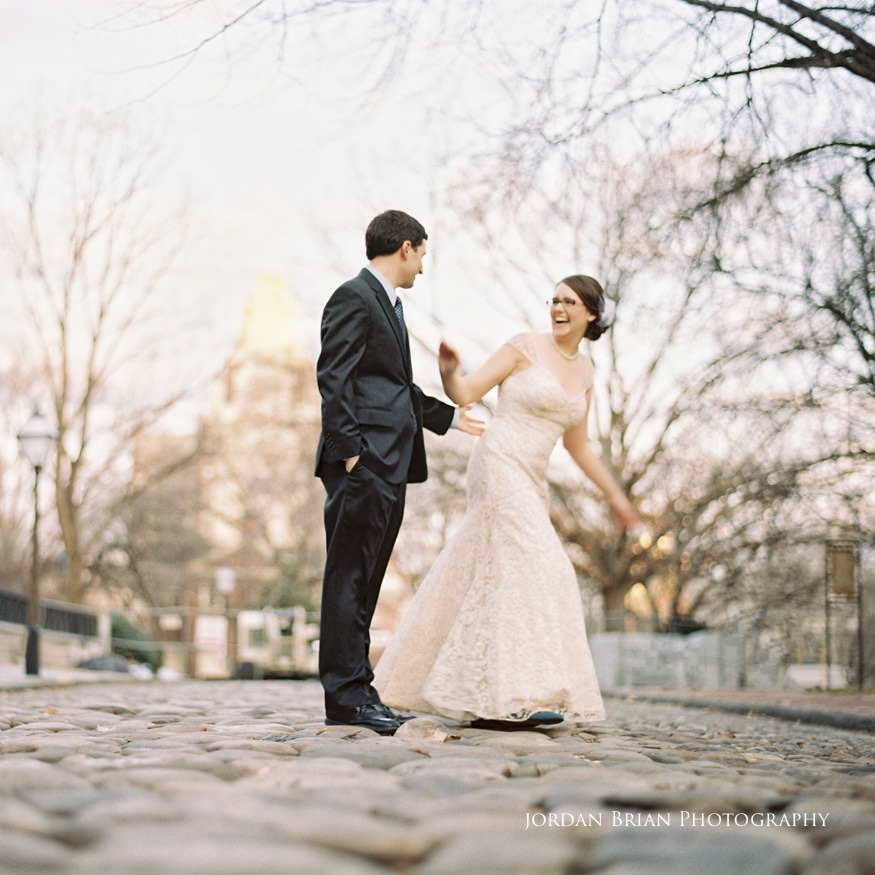 Grace and Max close portrait during Philadelphia Federal Courthouse elopement