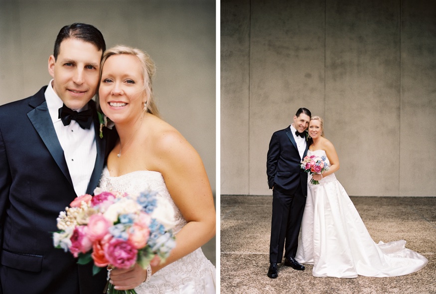 Bride and groom portraits before Olde Bar Philadelphia wedding.