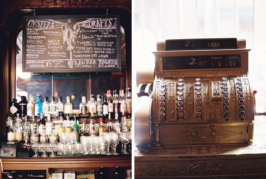 Reception details at Olde Bar Philadelphia wedding.