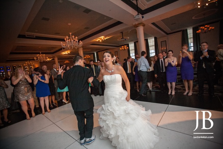 Wedding reception energy at VIE Cescaphe in Philadelphia