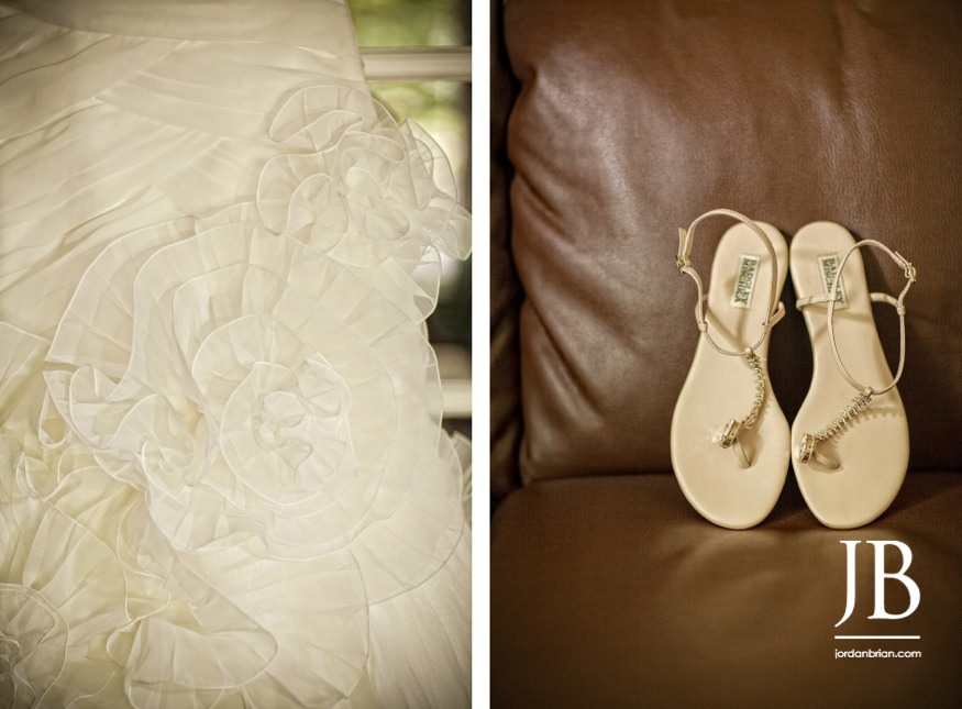Heidi in her wedding gown during getting ready portraits, Philadelphia