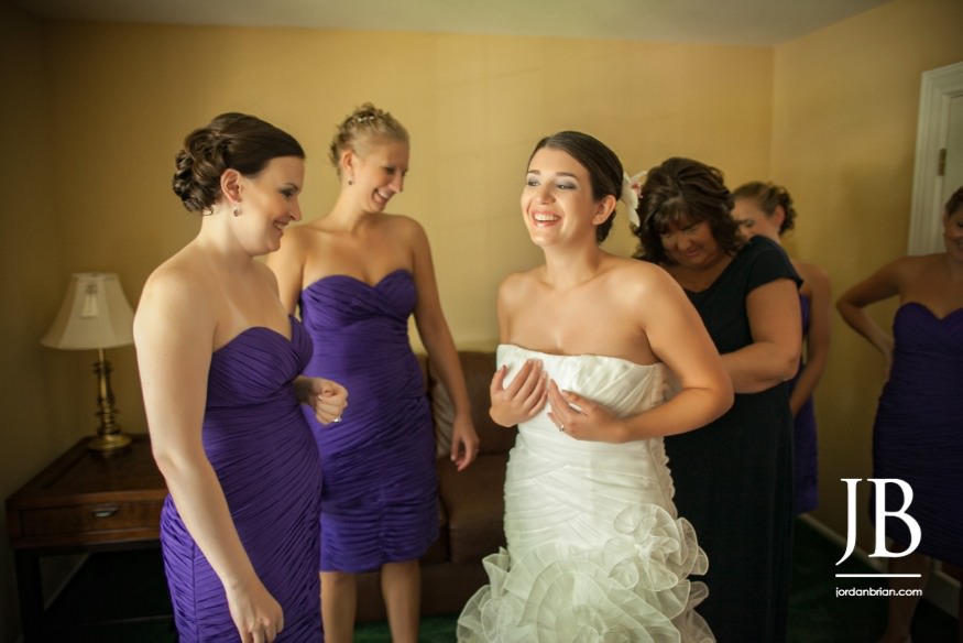 Heidi bridal portrait during wedding morning preparations in Philadelphia