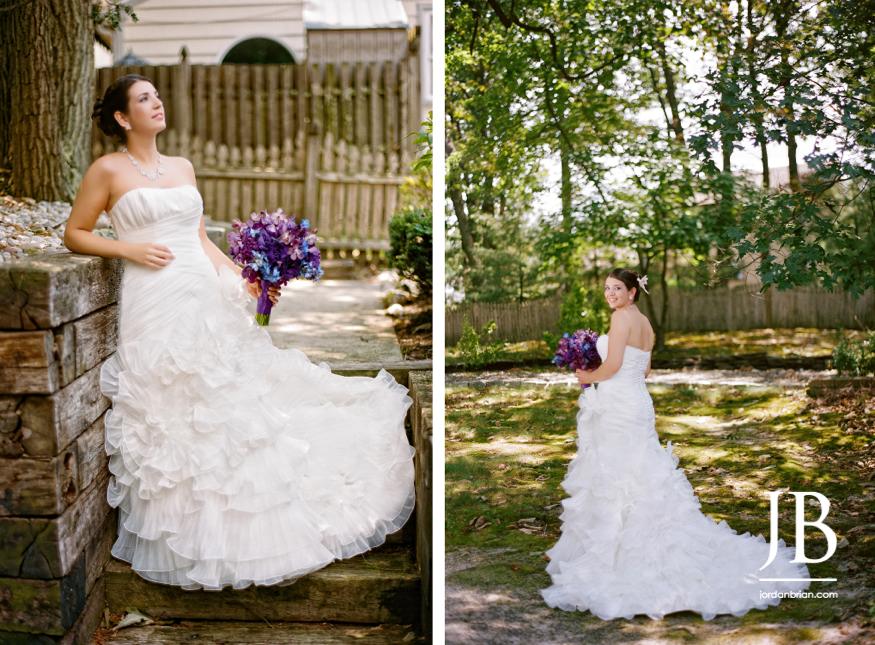 Bride getting ready for VIE Cescaphe wedding reception in Philadelphia