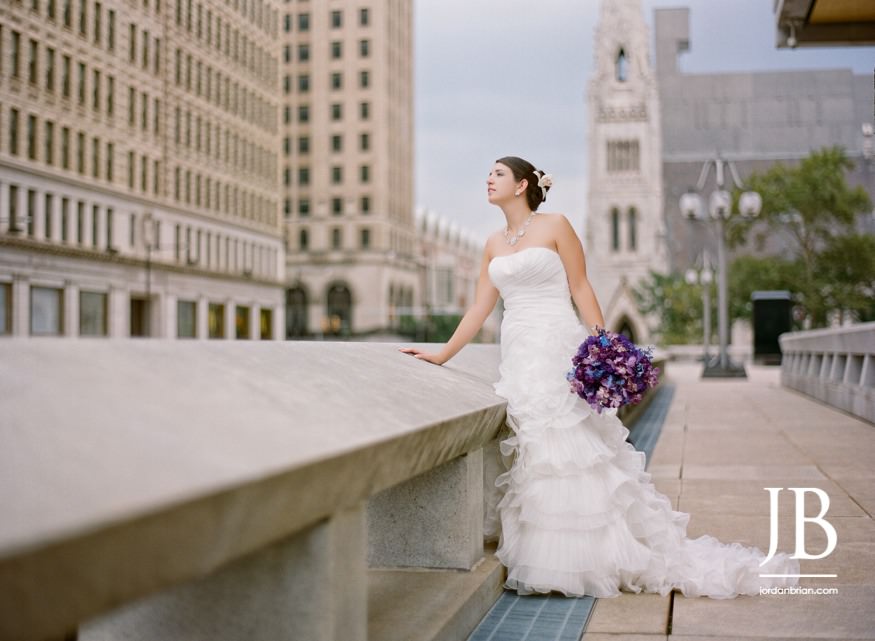 Wedding morning preparations and bridal portrait, Philadelphia VIE wedding