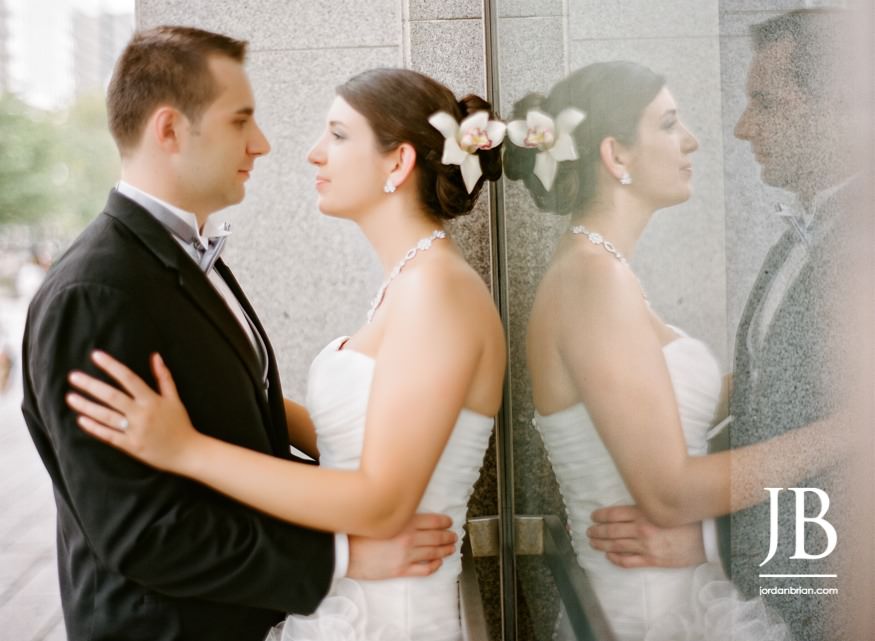Heidi and Vadim wedding portrait in Philadelphia, VIE Cescaphe wedding