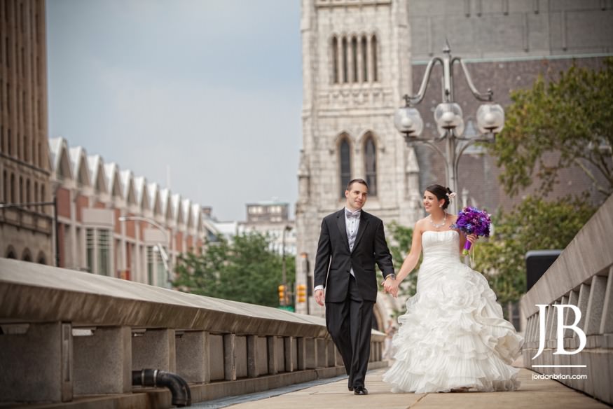 Philadelphia wedding portrait, Heidi and Vadim