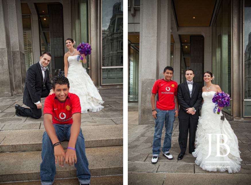 Heidi and Vadim bridal party portrait in Philadelphia