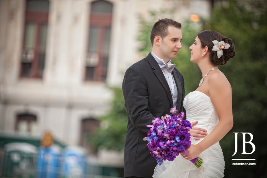 Heidi and Vadim close couple portrait, Philadelphia wedding