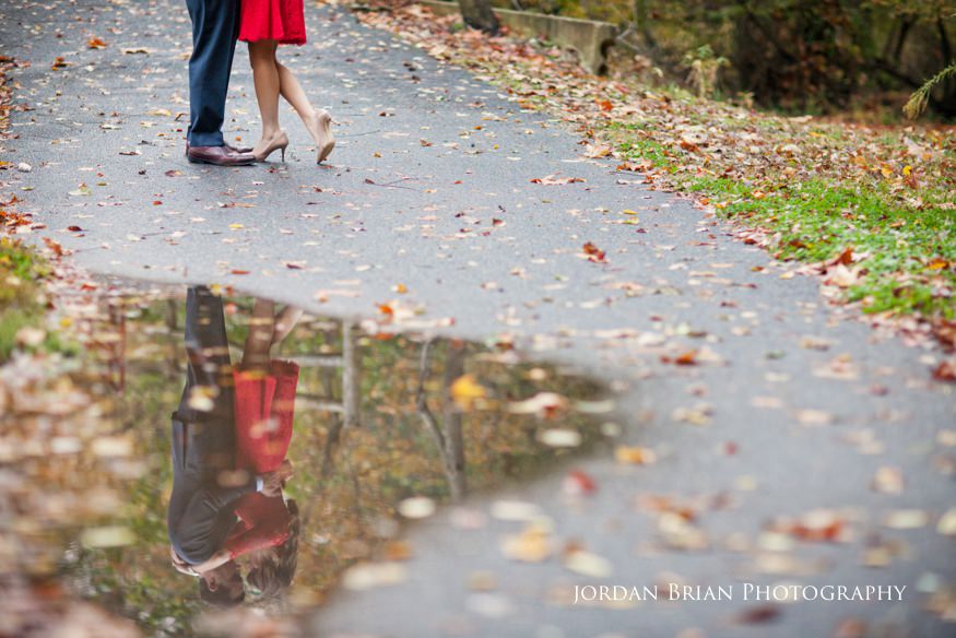 Holly and Chris final fall portrait, engagement session in Medford NJ