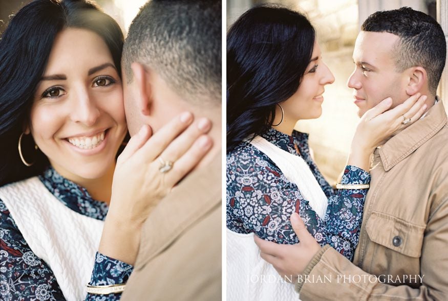 Fall engagement session at Princeton Universtity.