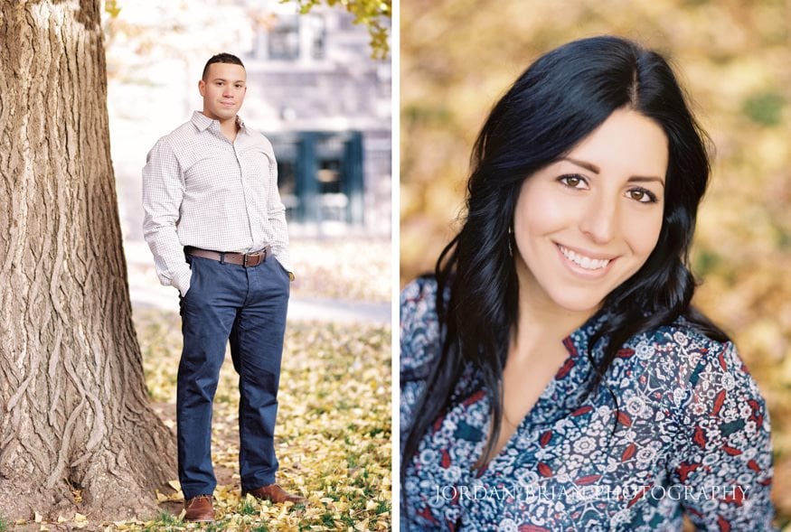 Fall engagement session at Princeton University.