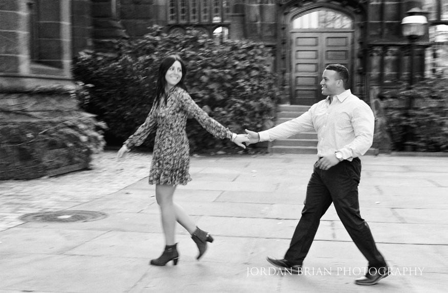 Princeton University engagement session.