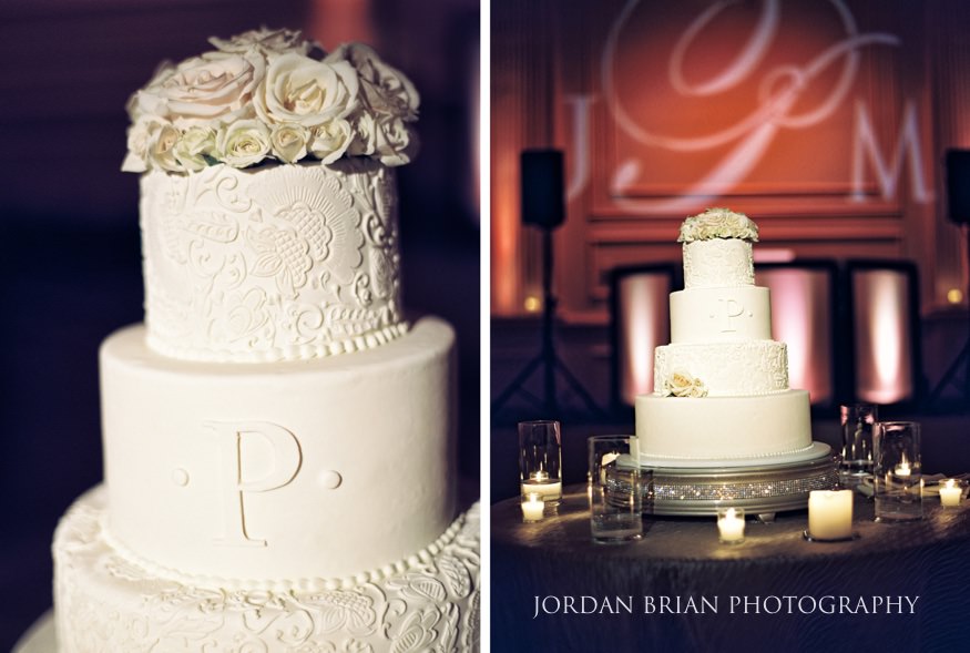Cake details at Cescaphe Wedding philadelphia.