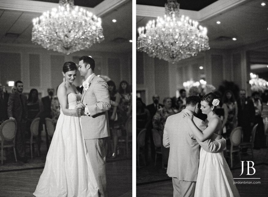 Spring Lake Bath and Tennis Club wedding reception first dance