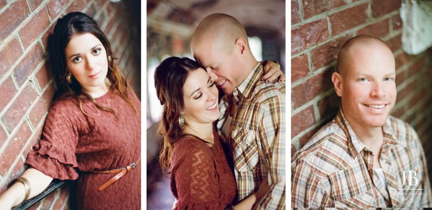 Jamie and Tim fall engagement photograph, Lambertville NJ