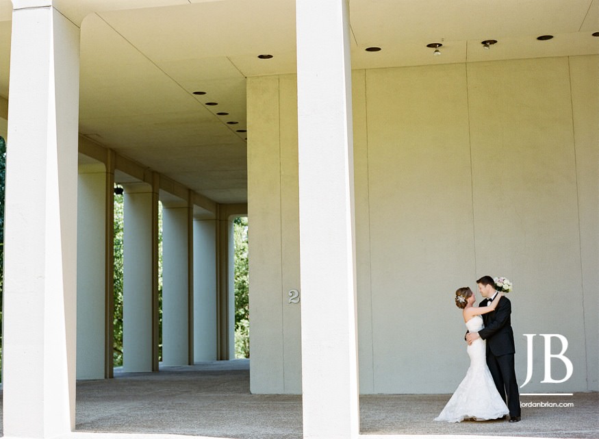 Jen and Neil couple portrait Philadelphia Cescaphe Ballroom wedding day