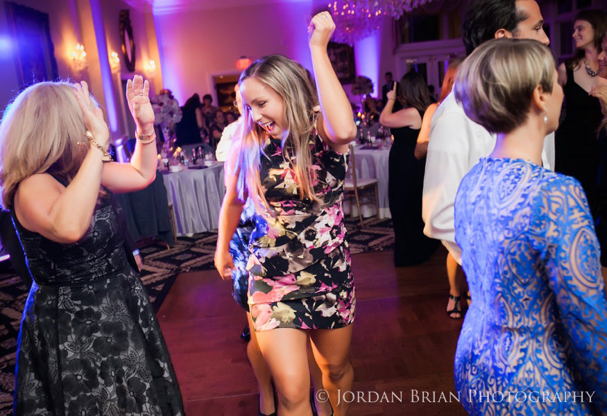 Guests dancing at Trump National Wedding.