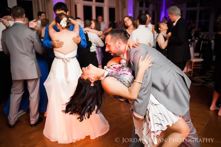 Guests dancing at Trump National Wedding.